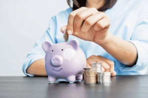 Piggy bank money save