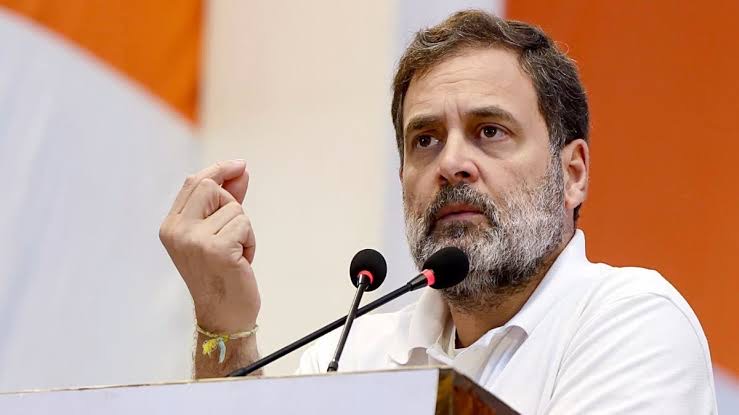 Rahul Gandhi Delhi Protest 2025