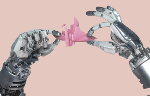 Human creator and AI collaboration in video production