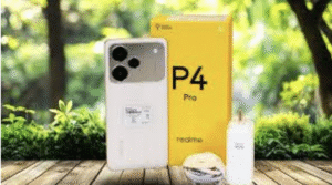 Realme P4 5G review showing camera module and display quality