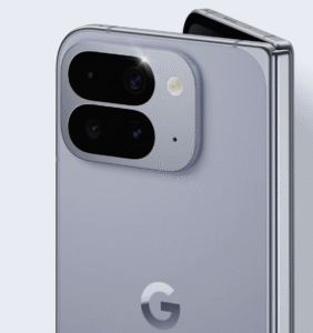 Made by Google Event showcasing Google Pixel Fold design