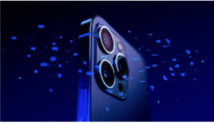 Close-up shot of smartphone back panel showing fewer cameras